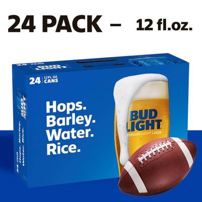 Bud Light Beer, 24 Pack Beer, 12 FL OZ Cans, 4.2% ABV