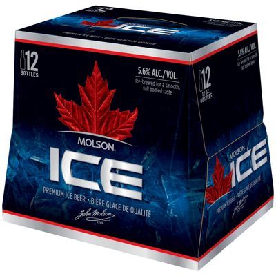 Molson Ice Beer, 12 Pack, 12 fl. oz. Bottles, 5.6% ABV