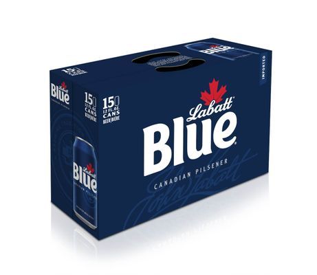 Labatt Blue Canadian Pilsener 12 fl. oz. Cans