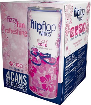 Flip Flop Fizzy Rose 4pk