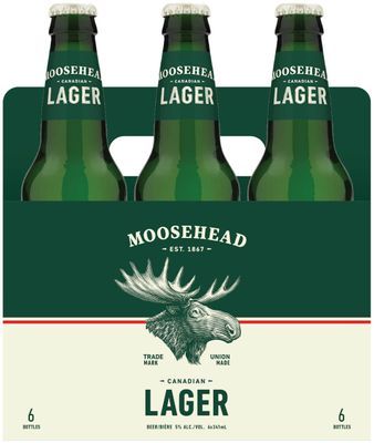 Moosehead Beer, 6 pack