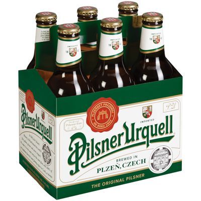 Pilsner Urquell Beer, Import, 6 Pack Beer, 11.2 fl. oz. Bottles, 4.4% ABV