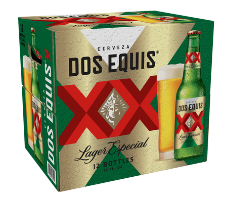 Dos Equis Lager Especial Mexican Beer, 12-Pack 12 Oz. Bottles