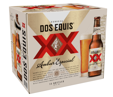 Cerveza Dos Equis Ambar Lager Mexican Beer, 12-Pack 12 Oz. Bottles