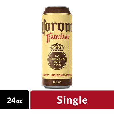 Corona Familiar Mexican Lager Beer, 24 fl oz Can, 4.8% ABV