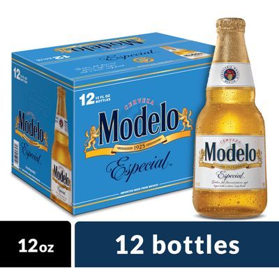 Modelo Especial Mexican Lager Beer, 12 pk 12 fl oz Bottles, 4.4% ABV