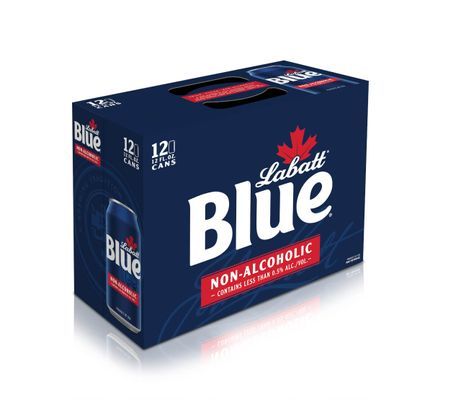 Labatt Blue Non-Alcoholic Malt Beverage, 12 fl oz