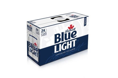 Labatt Blue Light Canadian Pilsener Beer, 24 pack