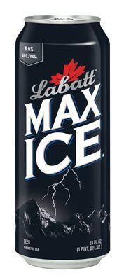 Labatt Max Ice Lager Beer 24 fl. oz. Can