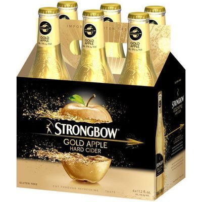 Strongbow Gold Apple Hard Cider, 6 pack