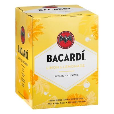 Bacardi Bac Limon & Lem 4pk