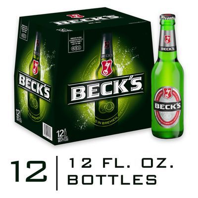 Beck's Pilsner Beer, 12 Pack 12 fl. oz. Bottles, 4.8% ABV