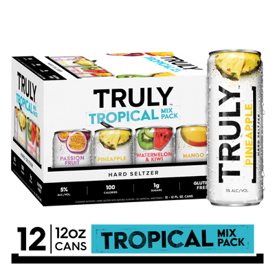 Truly Hard Seltzer Tropical Variety