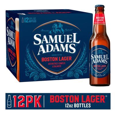 Samuel Adams Boston Lager Beer, 12 oz