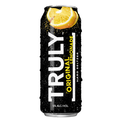 TRULY Hard Seltzer Lemonade 24oz beer can, Gluten Free, Light