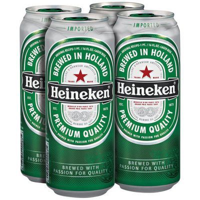 Heineken Lager, 4 pack