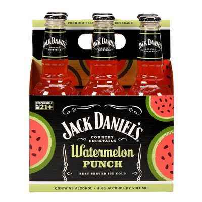 Jack Daniel's Country Cocktails Watermelon Punch, 6 pack – Wine Palace
