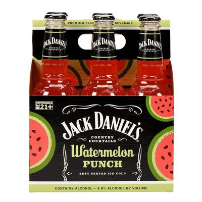 Jack Daniel's Country Cocktails Watermelon Punch, 6 pack