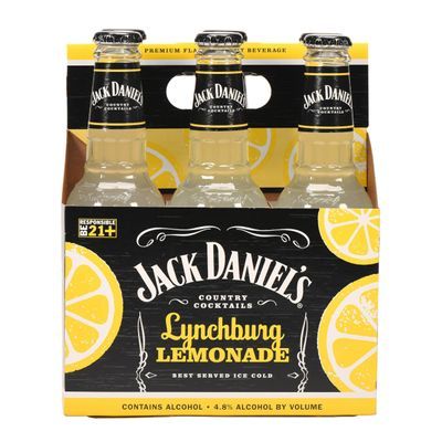 Jack Daniel's Country Cocktails Lynchburg Lemonade, 6 pack