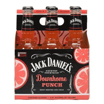 Jack Daniel's Country Cocktails Downhome Punch, 6 pack