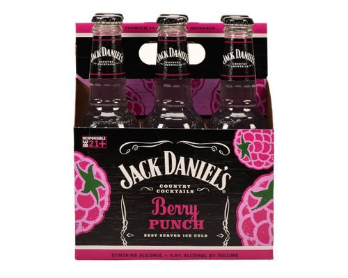 Jack Daniel's Country Cocktails Berry Punch, 6 pack