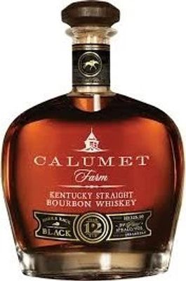 Calumet Farm Bourbon 12 Year Single Rack Black