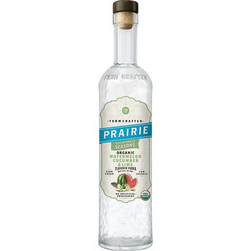 Prairie Vodka Sustainable Seasons Organic Watermelon Cucumber And Lime Flavor Minnesota 750ml