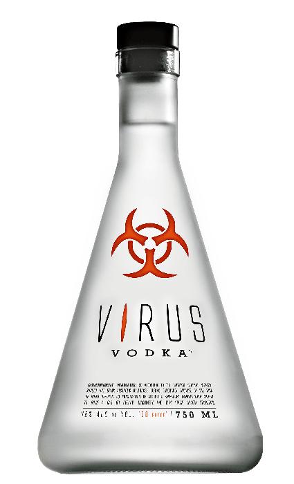 Virus Vodka Gluten Free Kosher Certified Texas 750ml