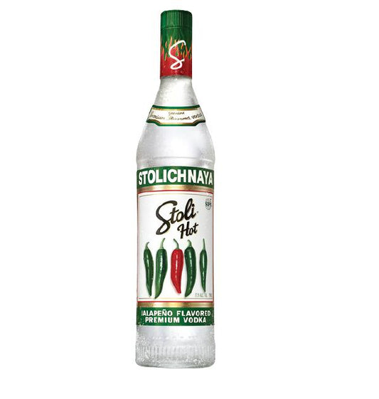 Stolichnaya Vodka Jalapeno Latvia 750 Ml