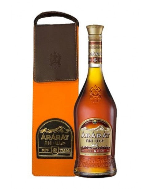 Ararat Ani Brandy Armenian 6yr Gft/ W Hand Bag 750ml