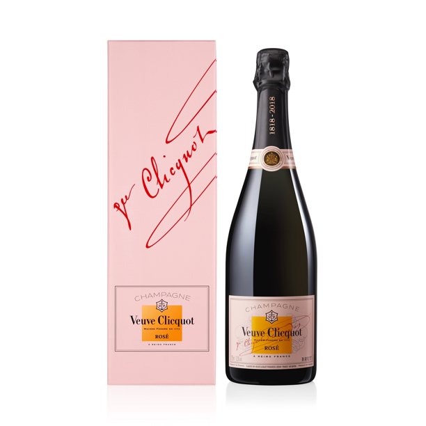 Veuve Clicquot Champagne Brut Rose W/box France 750 Ml