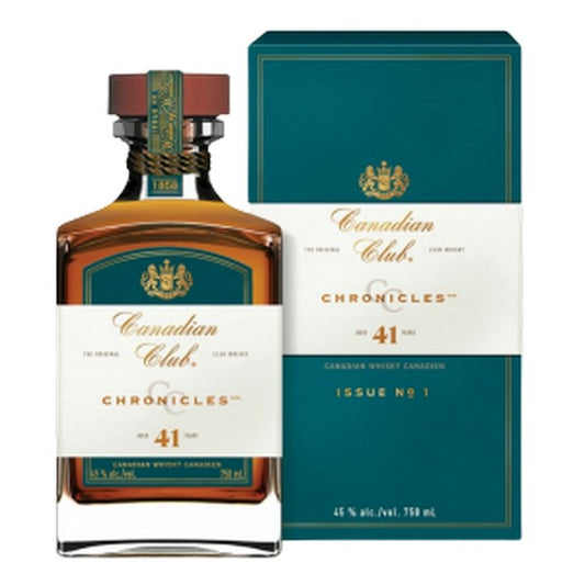 Canadian Club Chronicles Whiskey Blended Issue No 1canada 90pf 41yr 750ml