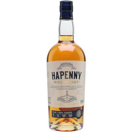 Hapenny Whiskey Non Chill Filtered Irish 750ml