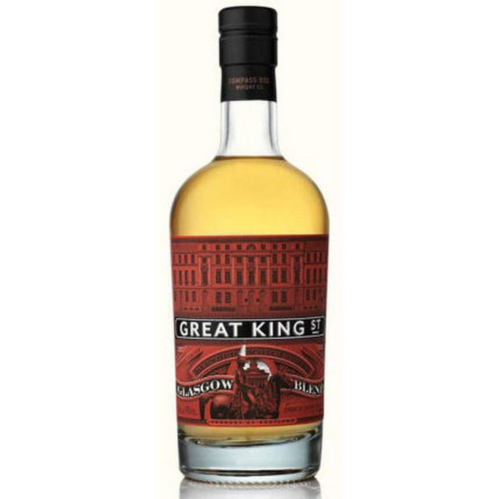 Great King Street Scotch Blended Glasgow Blend Smoke And Sherry Notes 86pf 750 Ml