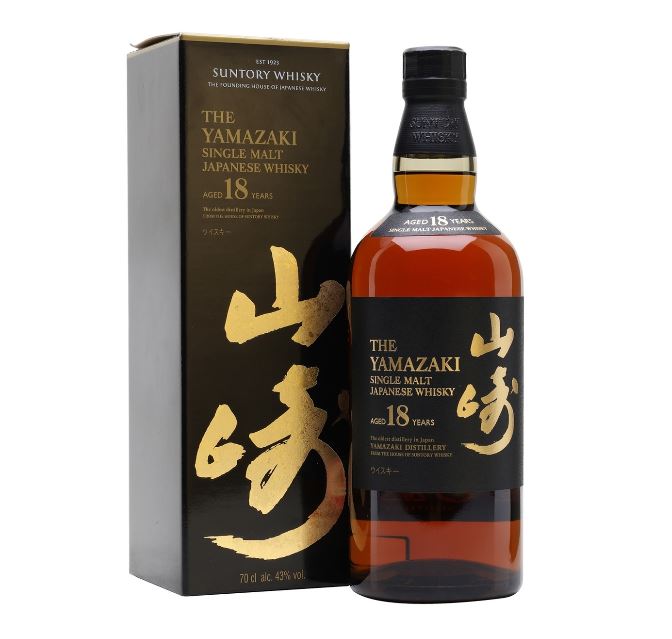 The Yamazaki Whiskey Single Malt Japanese 18yr 750ml