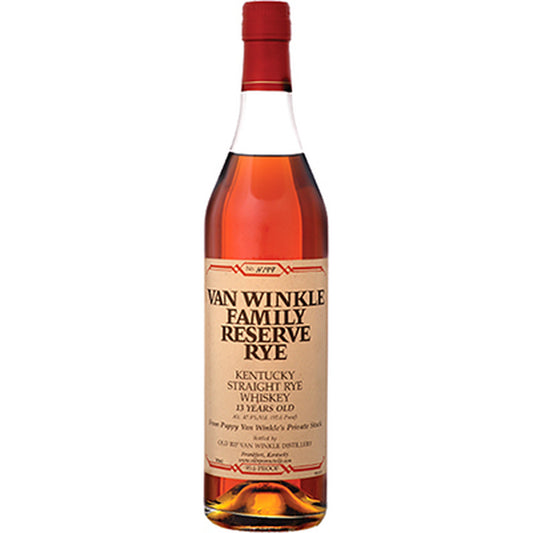 Van Winkle Whiskey Straight Rye Rsv 13yr 750ml