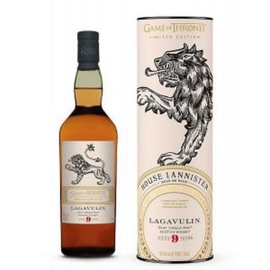 Lagavulin House Lannister Scotch Single Malt Game Of Thrones Edition 92pf 9yr 750ml