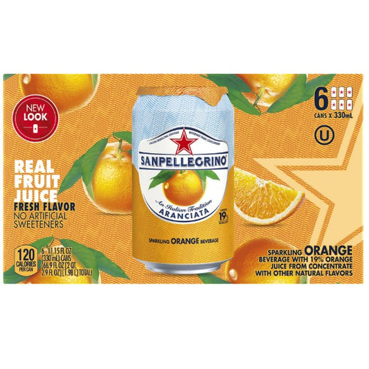 San Pellegrino Aranciata Sparkling Orange Beverage