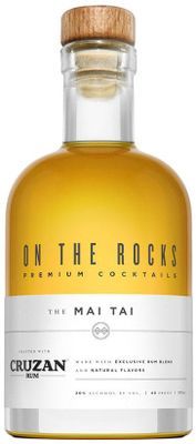 On The Rocks Cocktail Mai Tai With Cruzan Rum 375ml