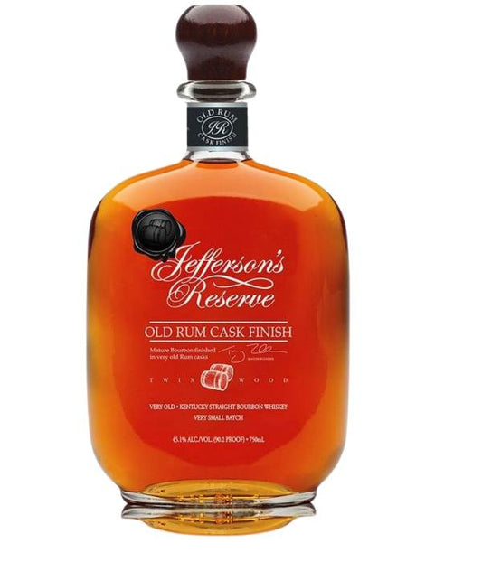 Jeffersons Reserve Bourbon Old Rum Cask Finish Kentucky 90pf 750ml