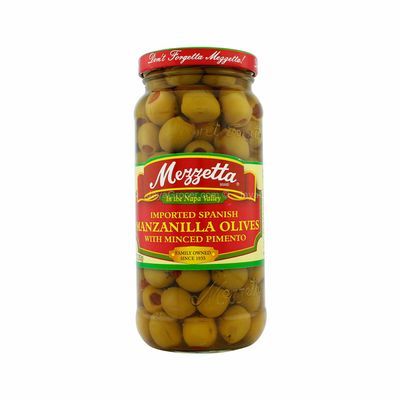 Mezzetta Spanish Manzanilla Olives With Minced Pimiento