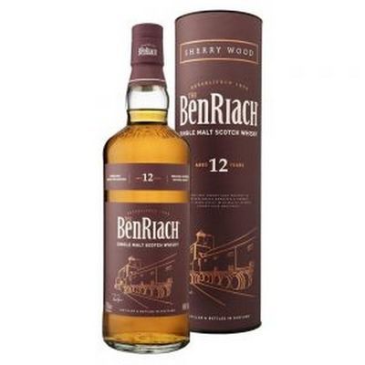 Benriach Scotch Single Malt Three Cask Matured Speyside 12yr 750ml