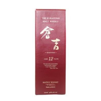 The Kurayoshi Malt Whisky Japan 92pf 12yr 750 Ml