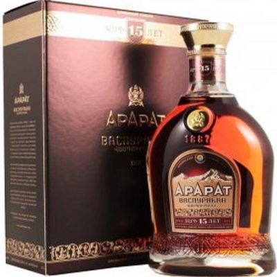 Ararat Brandy Vaspurakan Armenian 15yr 750ml