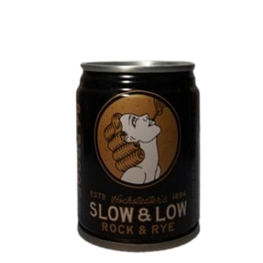 Slow & Low Rock And Rye Whiskey 84pf 100ml Can