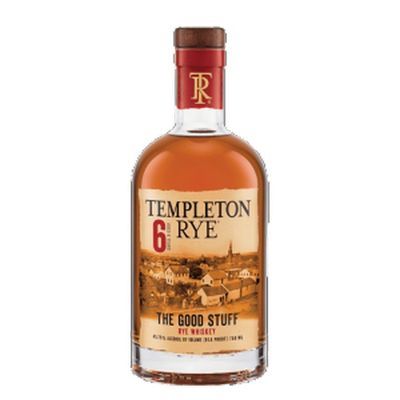 Templeton Whiskey Rye The Good Stuff Rye Whiskey Iowa 6yr 750ml