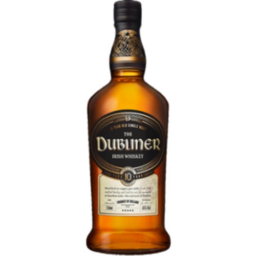 Dubliner Single Malt Whiskey 10yr 84pf Irish 750ml