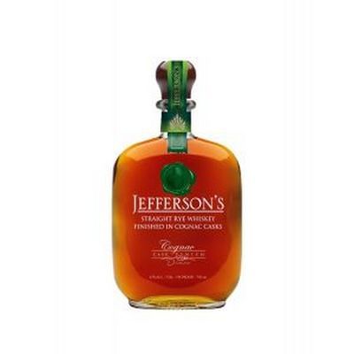 Jefferson Whiskey Rye Single Barrel Finished In Cognac Cask Kentucky 750ml