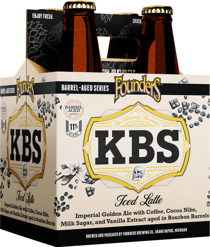 Founders KBS Iced Latte four-pack of 12 oz bottles