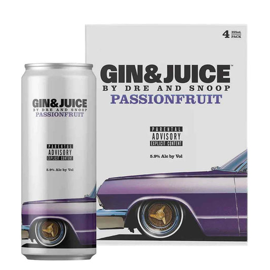 Gin & Juice Passion Fruit Rtd 4 Pack